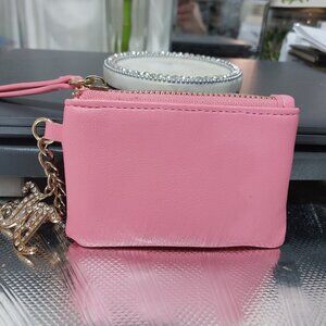 Juicy Couture Mini Clip On Bag Coin Purse Mini Wallet BLINGY JC Logo Cute